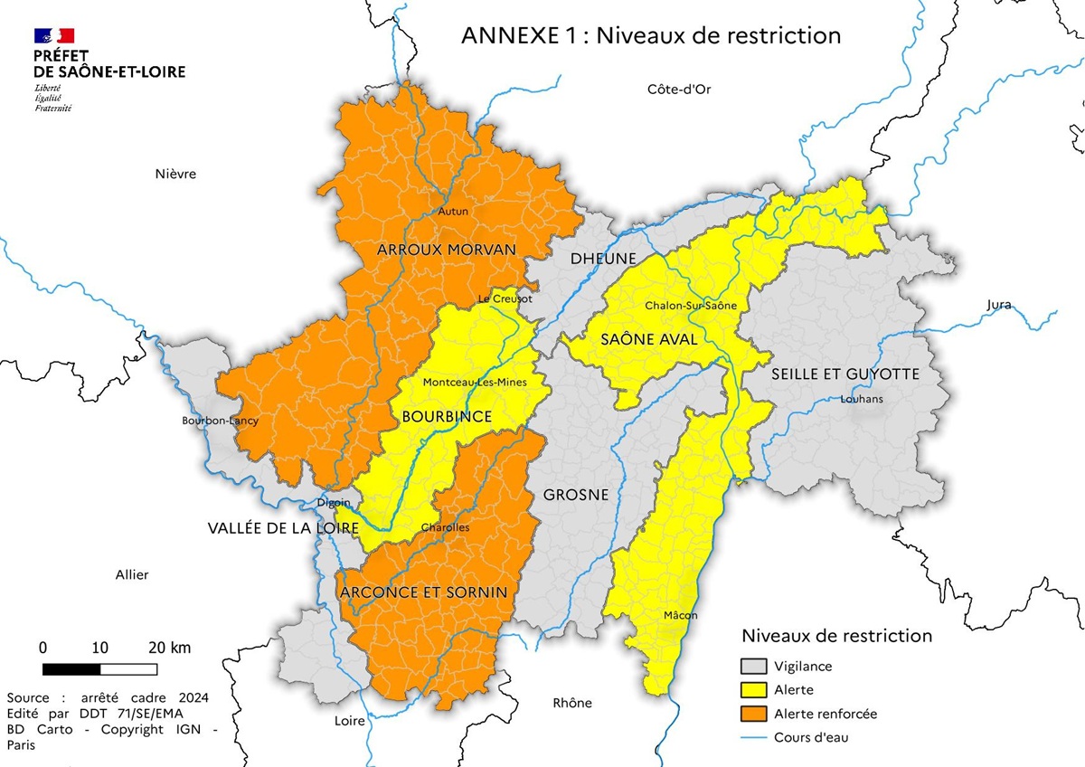 restriction eau